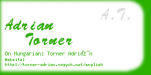 adrian torner business card